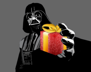 Darth Vader has felt your presents...